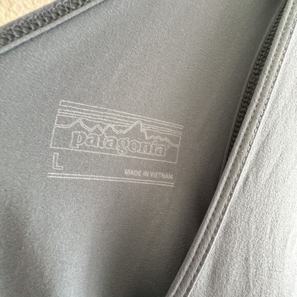 Patagonia Women's Large Fleetwith Dress Hiking Travel Stretch Poly Plume Gray - Picture 8 of 13